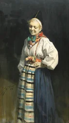 Dalecarlian Girl from Rättvik
